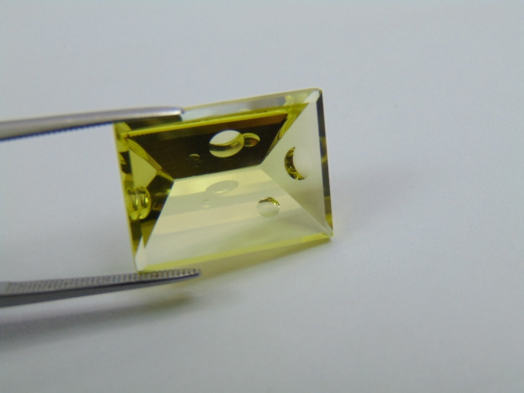 Bolha de ouro verde 18,05 quilates 20x14mm