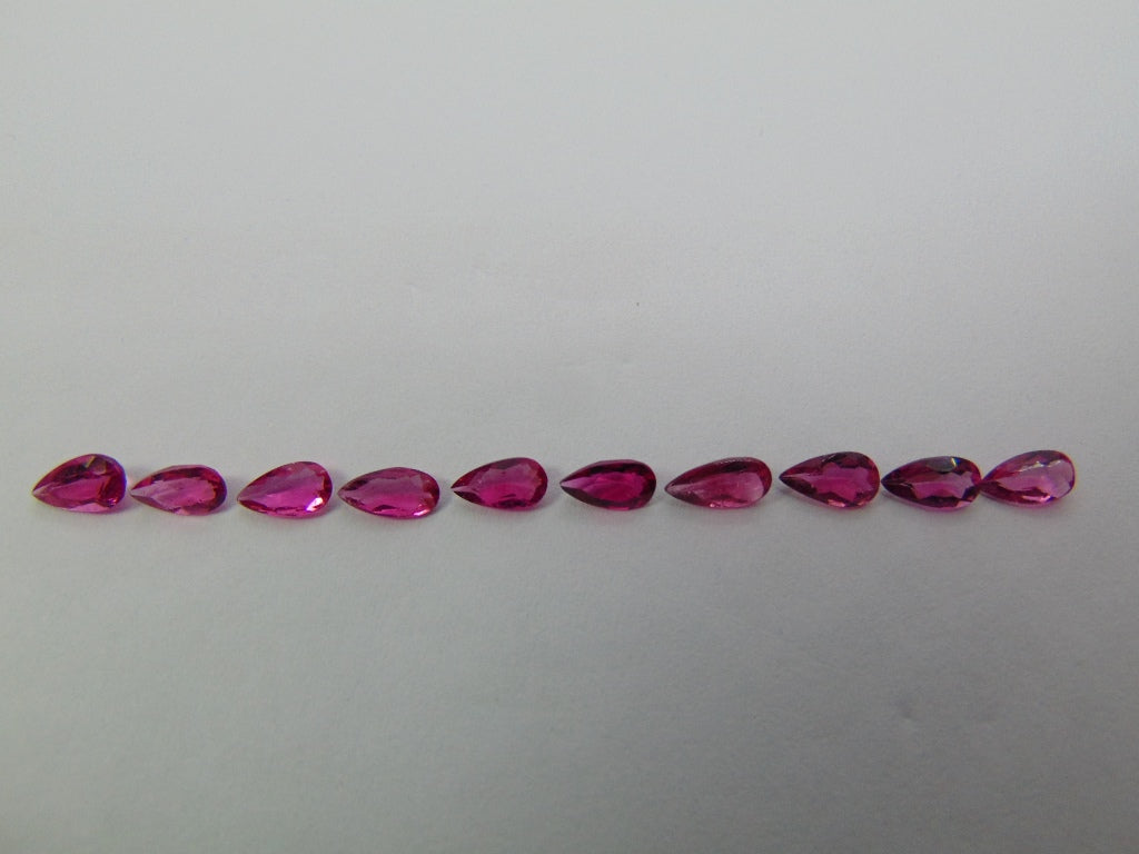 Rubelita 2,50ct 6x4mm