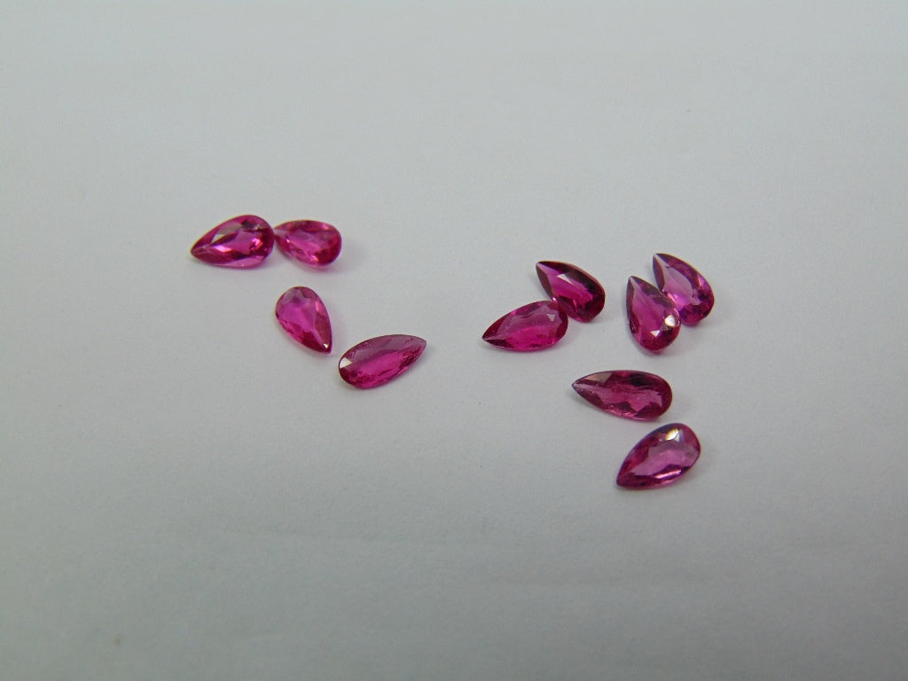 Rubelita 2,50ct 6x4mm