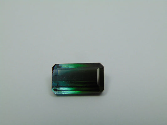 5.13ct Tourmaline Bicolor 14x8mm