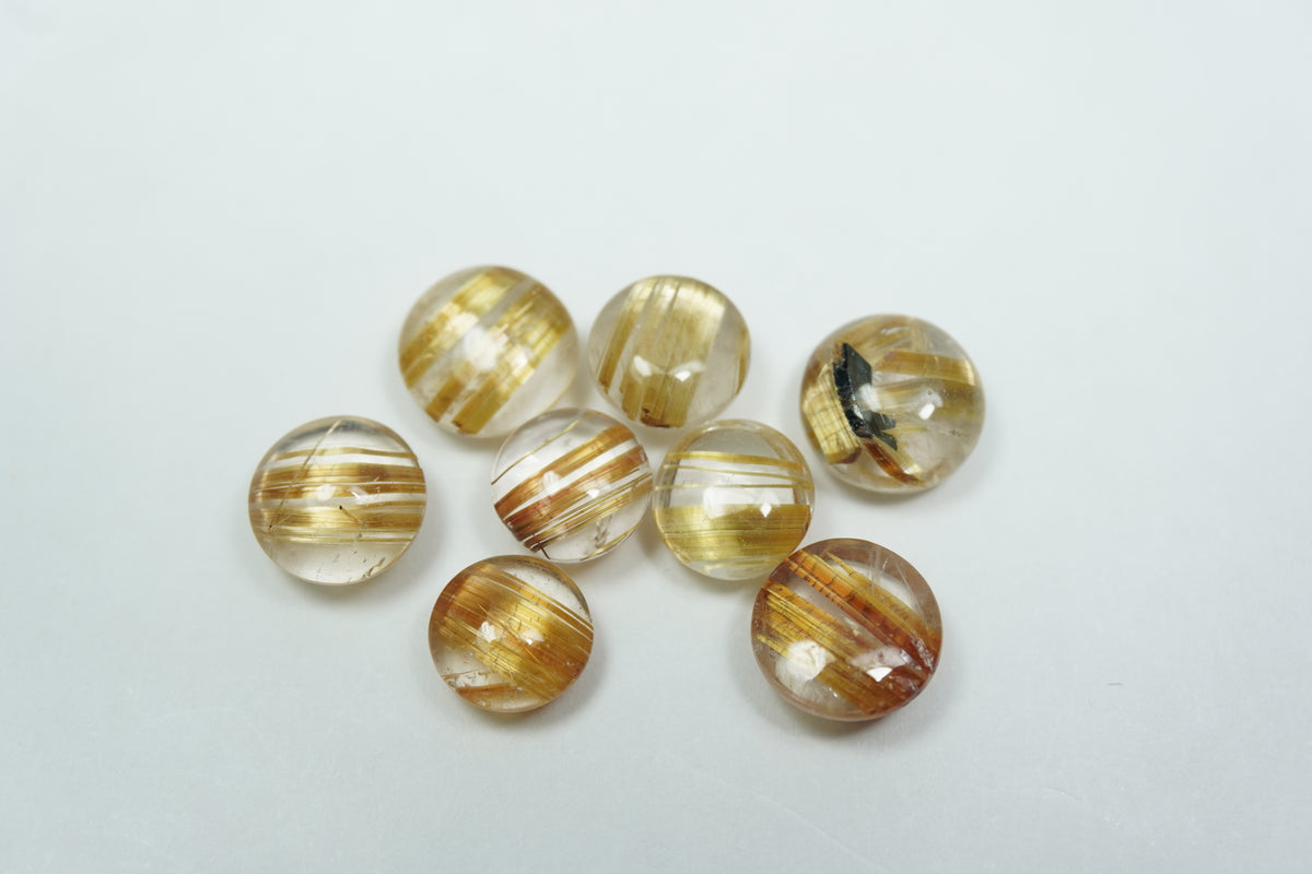 10.90ct Rutilos 6mm a 7mm