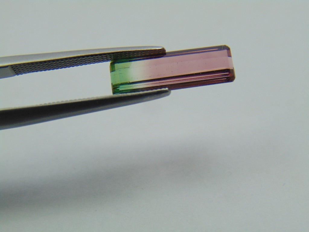 2.58ct Turmalina Bicolor 14x5mm