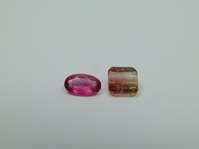 2.19ct Turmalina Mix 7x6mm 8x5mm