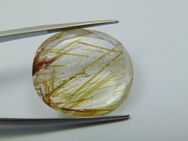 33.10ct Quartz Inclusion 25x22mm