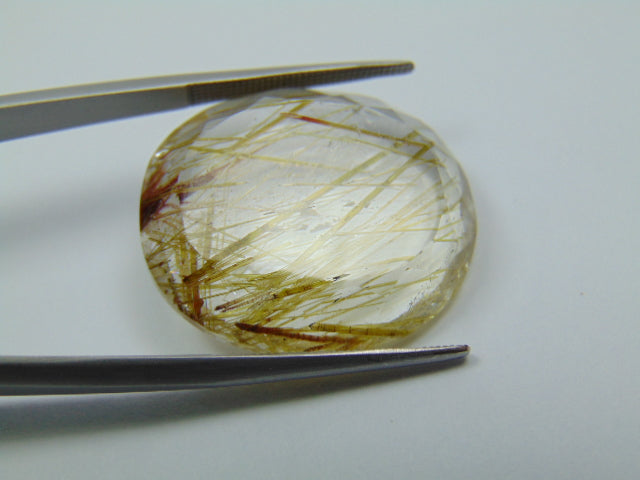 33.10ct Quartz Inclusion 25x22mm