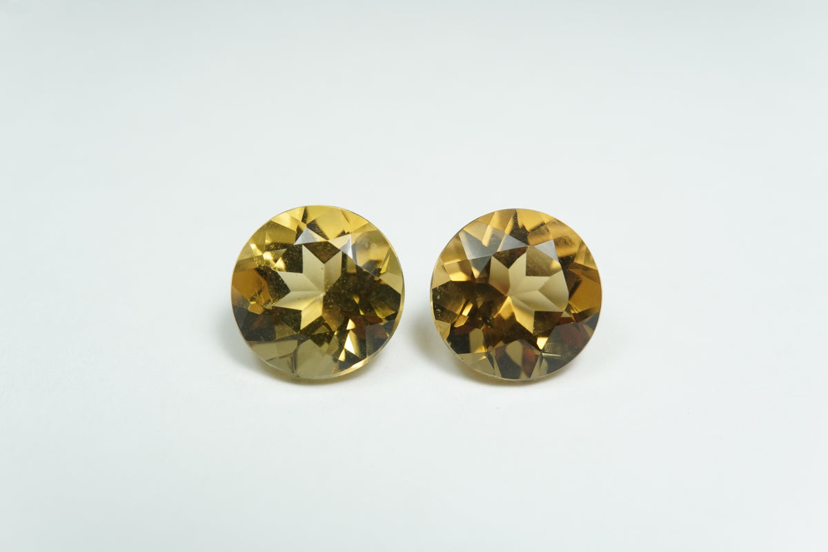 8.10ct Citrinos 10mm / 10mm