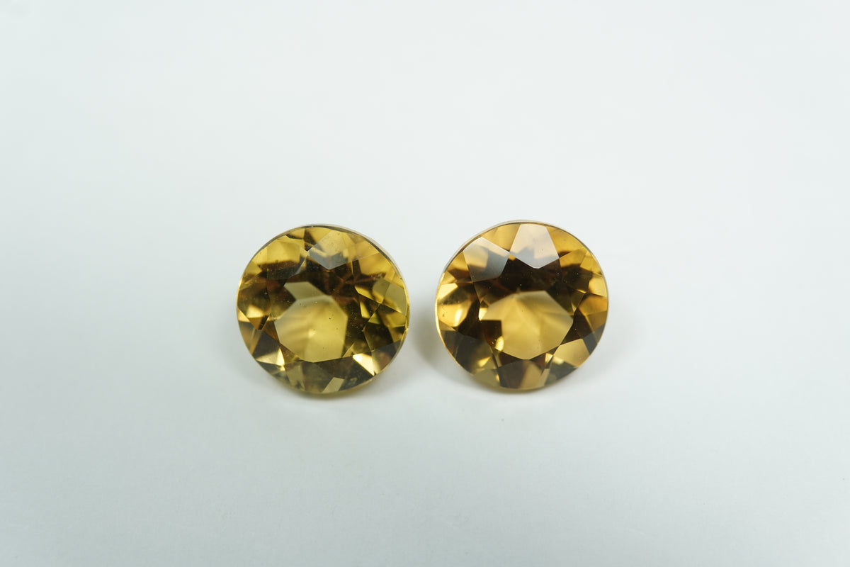 8.10ct Citrinos 10mm / 10mm