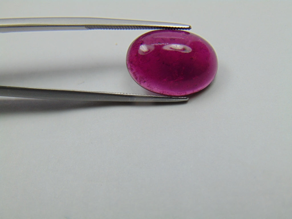 7.80ct Rubelita Cabochão 15x12mm