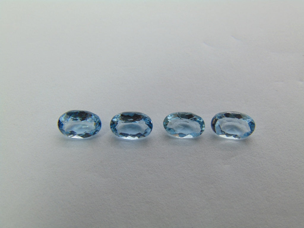 1.70ct Aquamarine Calibrated 6x4mm