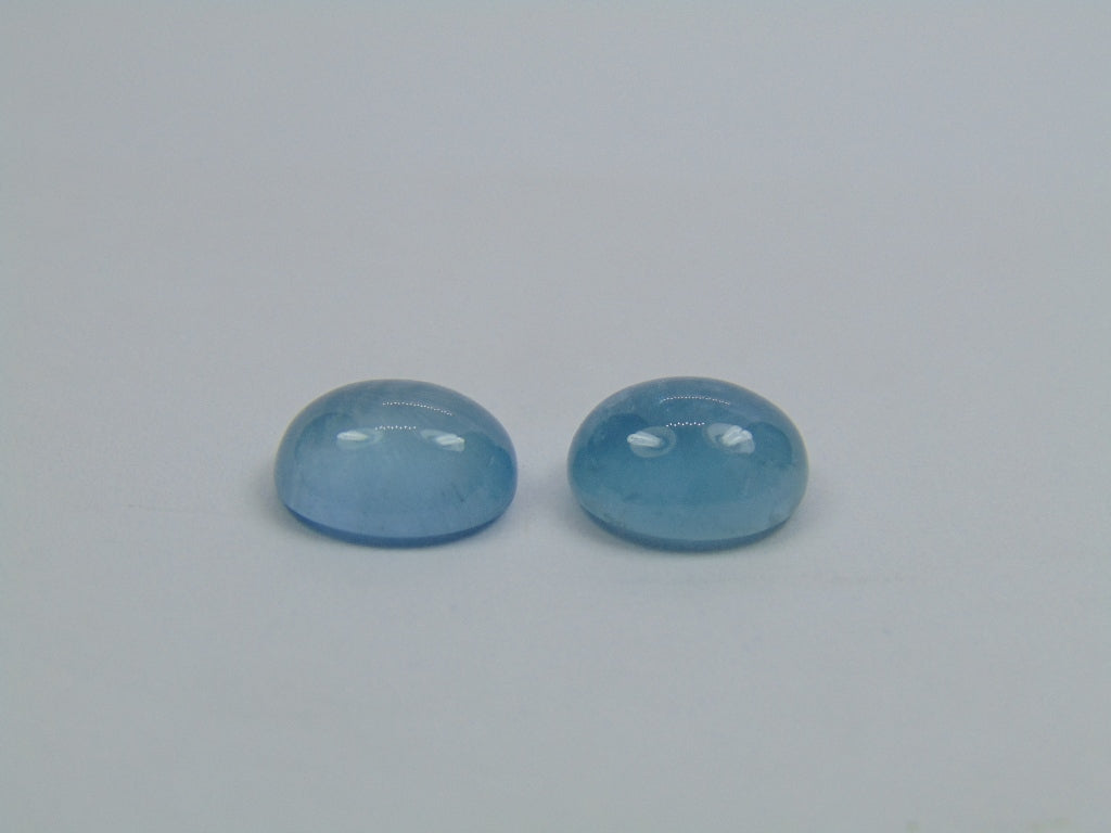 5.95ct Aquamarine Cabochon 10x8mm