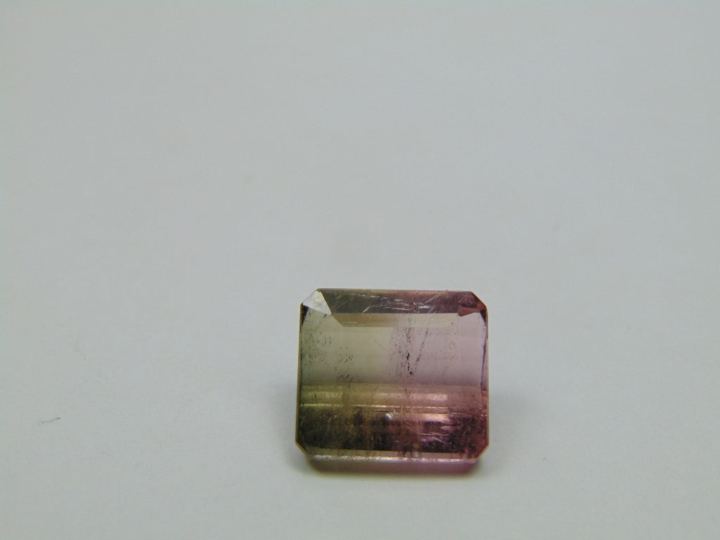 7.60ct Turmalina Bicolor 12x11mm