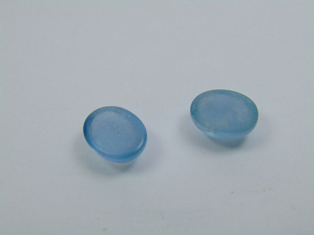 5.95ct Aquamarine Cabochon 10x8mm