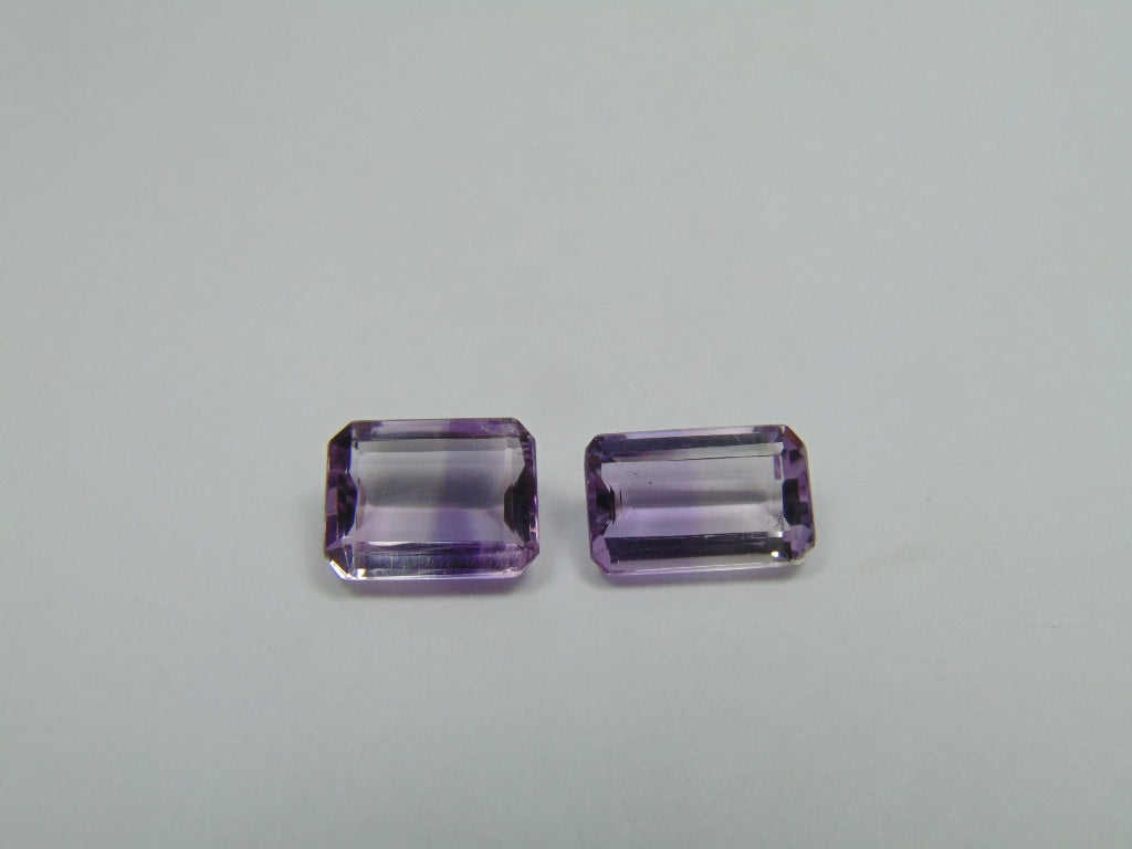 11.20ct Ametista Bicolor 14x9mm 13x10mm