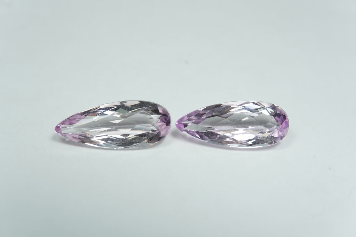 5.85ct Kunzita par 15x6mm