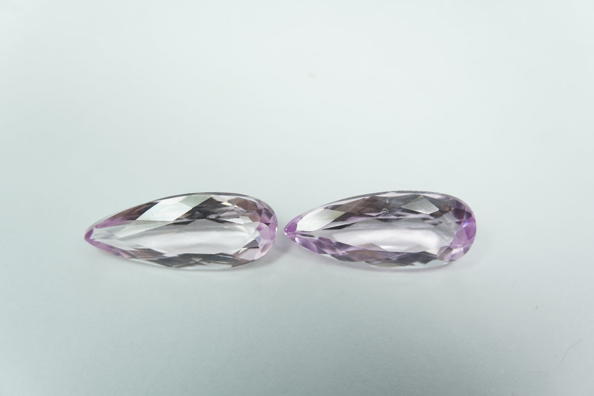 5.85ct Kunzita par 15x6mm