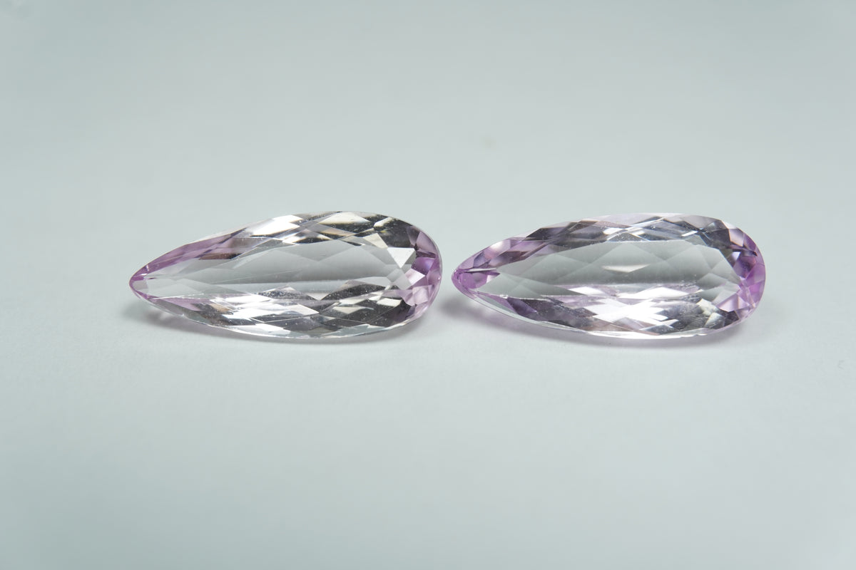 5.85ct Kunzita par 15x6mm