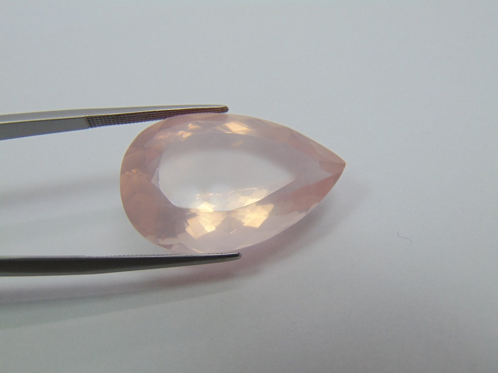 37.35ct Quartz Rose 28x19mm