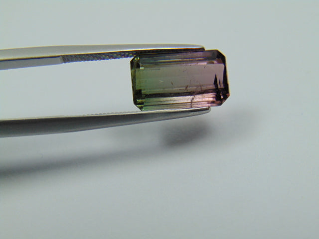 4.80ct Tourmaline Bicolor 12x7mm
