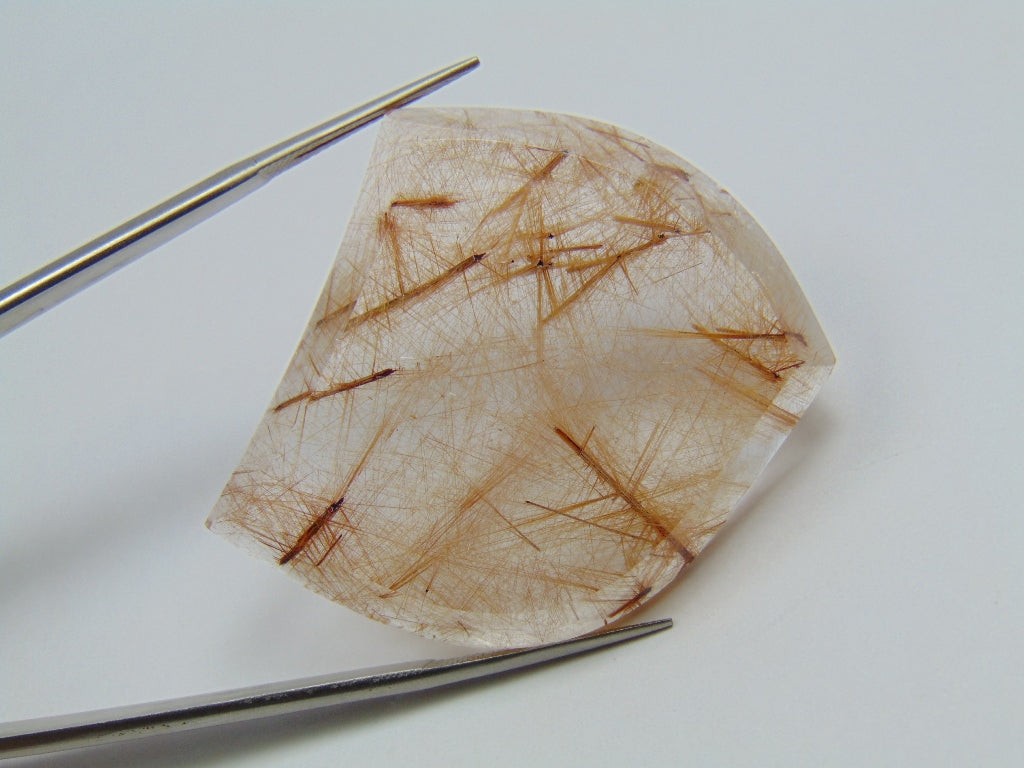 84.10ct Rutile 44x35mm