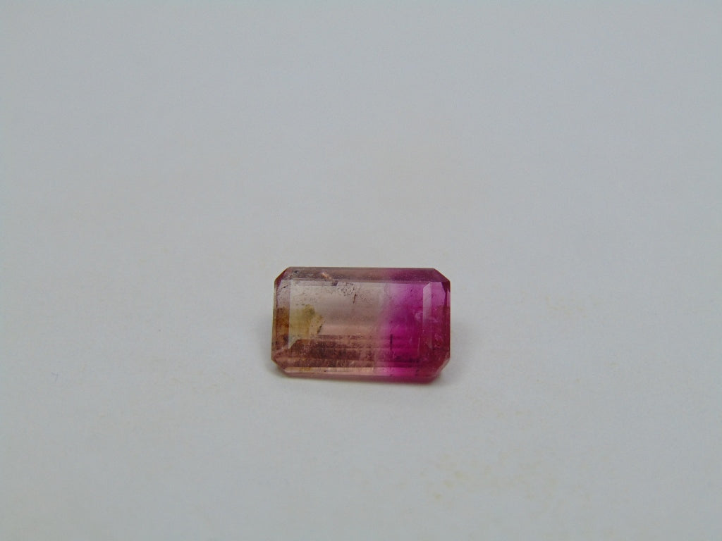 2.40ct Turmalina Bicolor 11x7mm