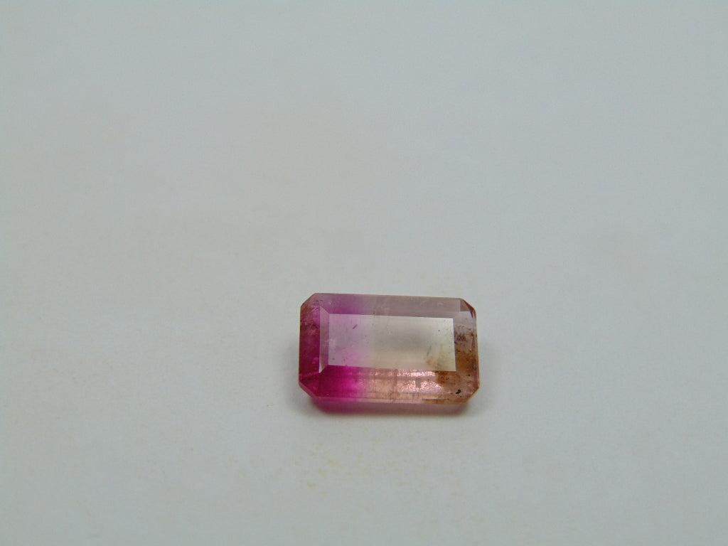 2.40ct Turmalina Bicolor 11x7mm