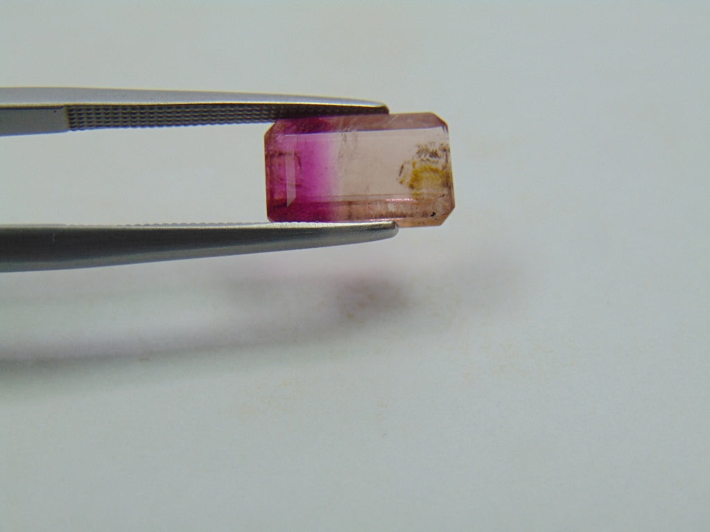 2.40ct Turmalina Bicolor 11x7mm