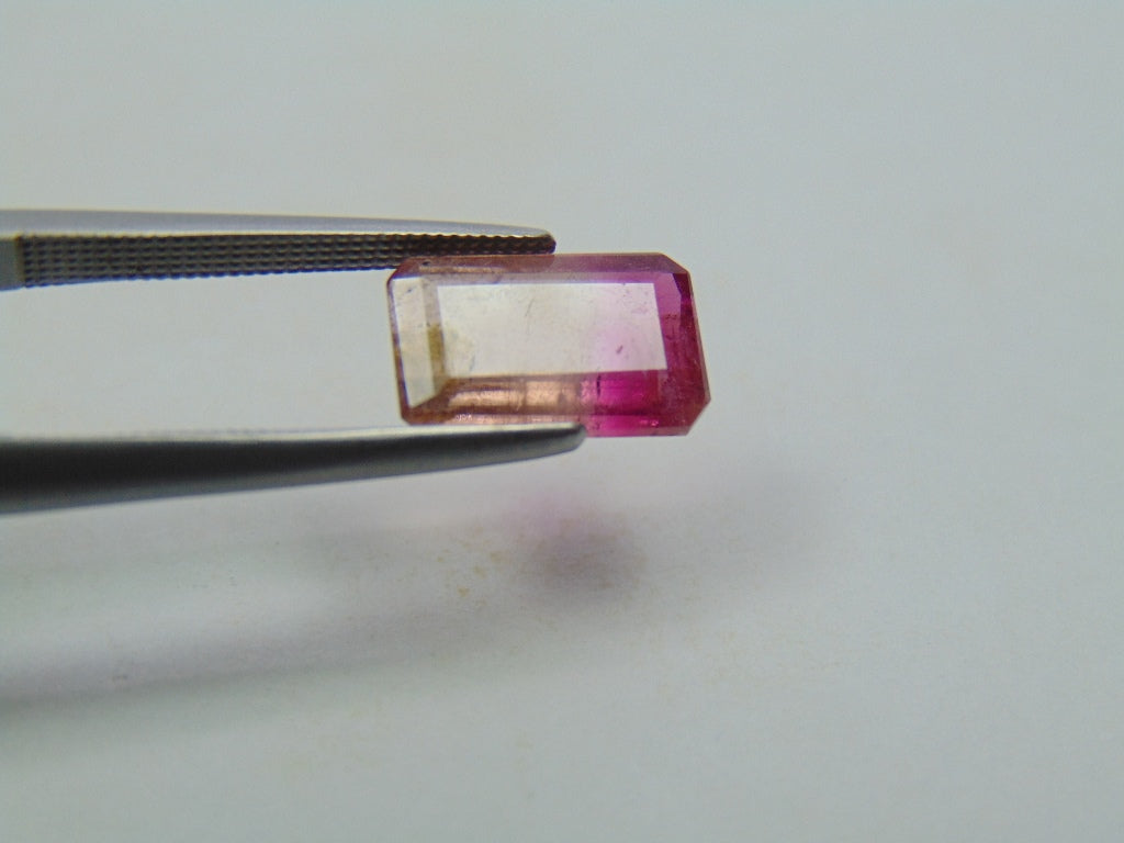 2.40ct Turmalina Bicolor 11x7mm