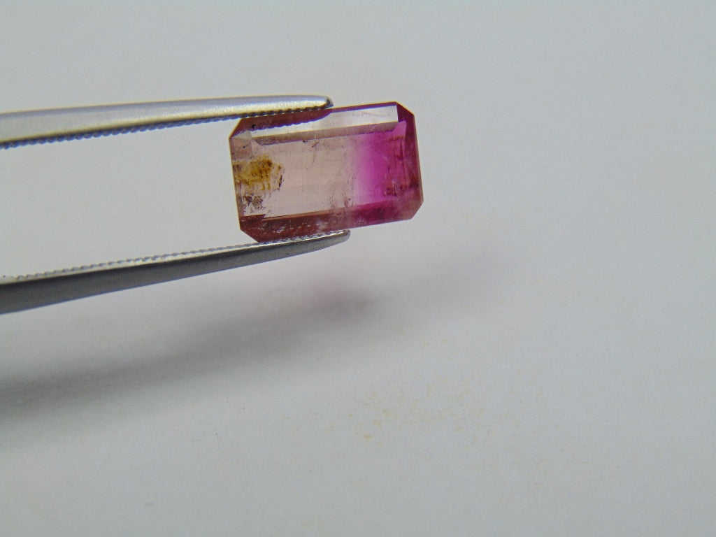 2.40ct Turmalina Bicolor 11x7mm