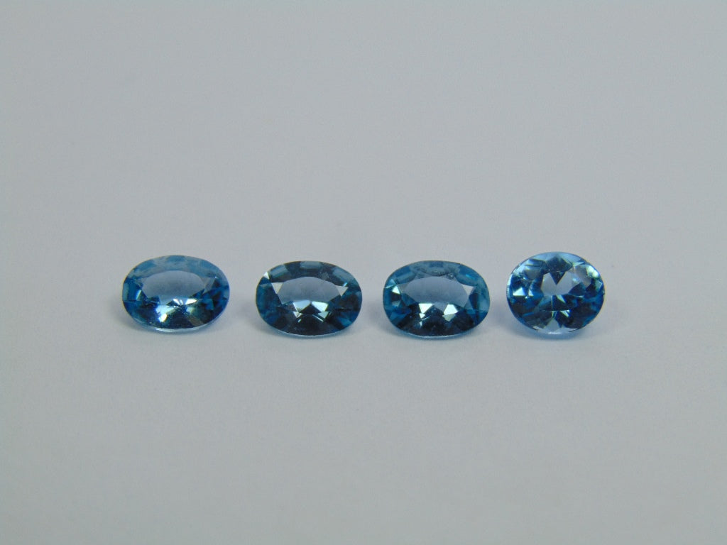 Topázio 3,84 ct calibrado 7x5mm