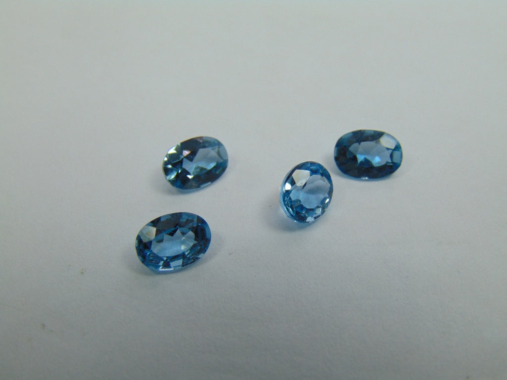 Topázio 3,84 ct calibrado 7x5mm