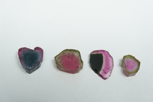 8.31ct Turmalinas melancia 11x8.5mm / 10x8mm / 8.5mm / 7x6mm