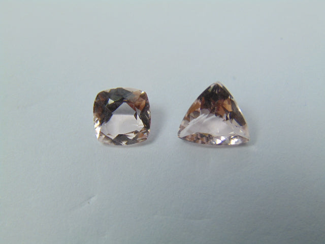3.40ct Morganita 7mm 9mm