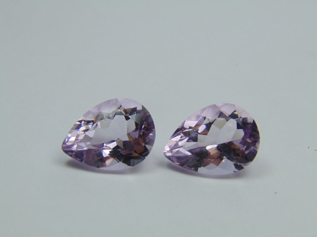 15.20ct Ametista Rosa França 16x12mm