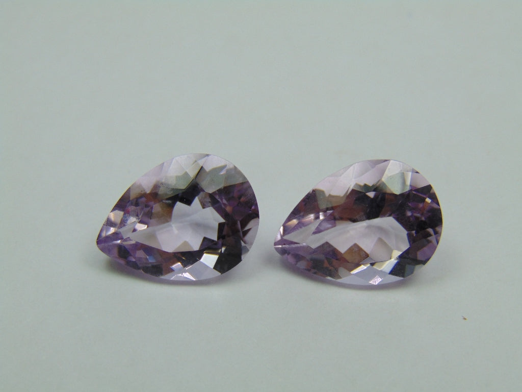 15.20ct Ametista Rosa França 16x12mm