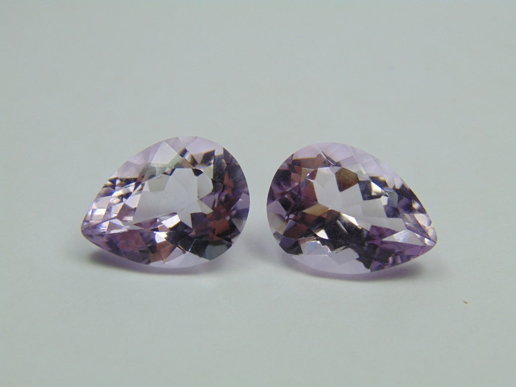 15.20ct Ametista Rosa França 16x12mm