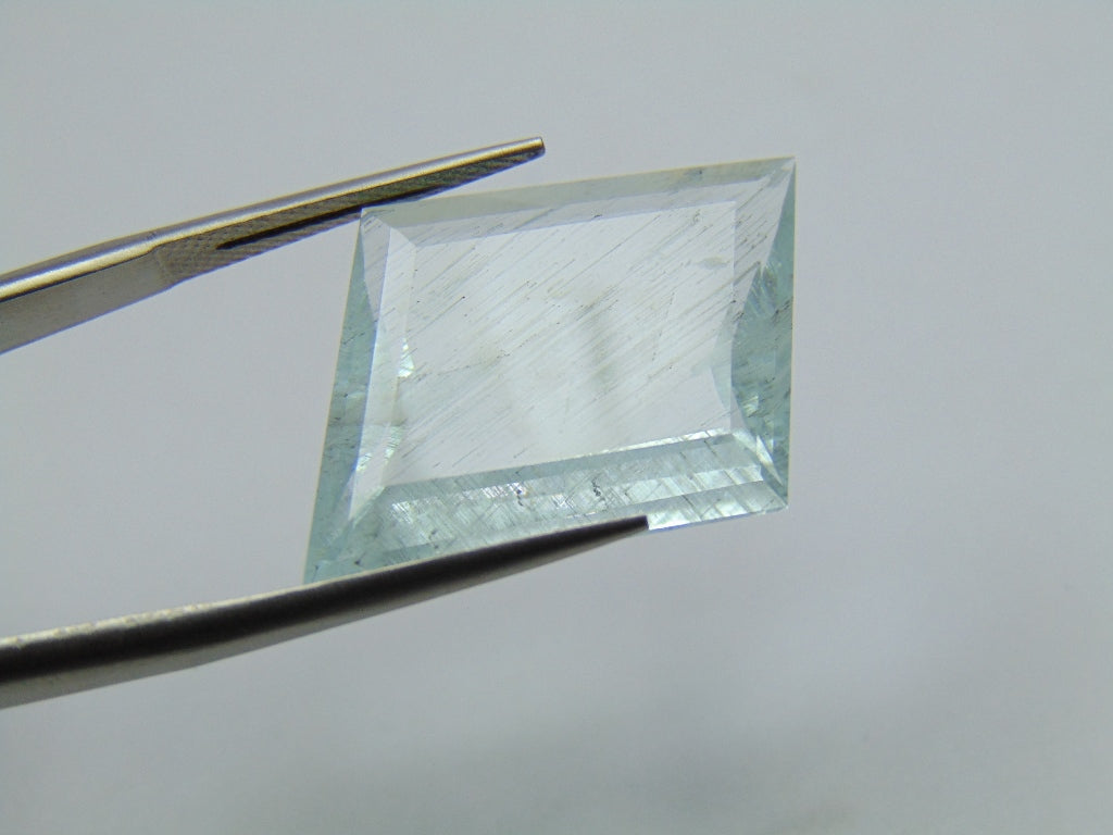 18.40ct Aquamarine With Needle 19x17mm