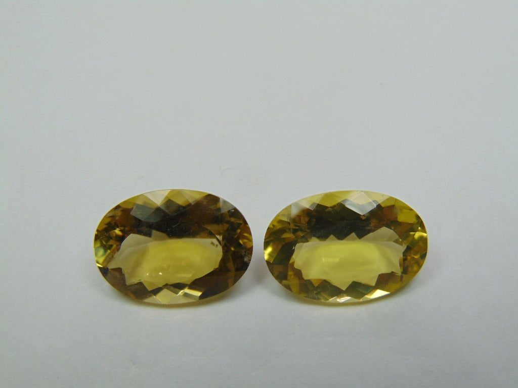 28.50ct Green Gold 20x15mm