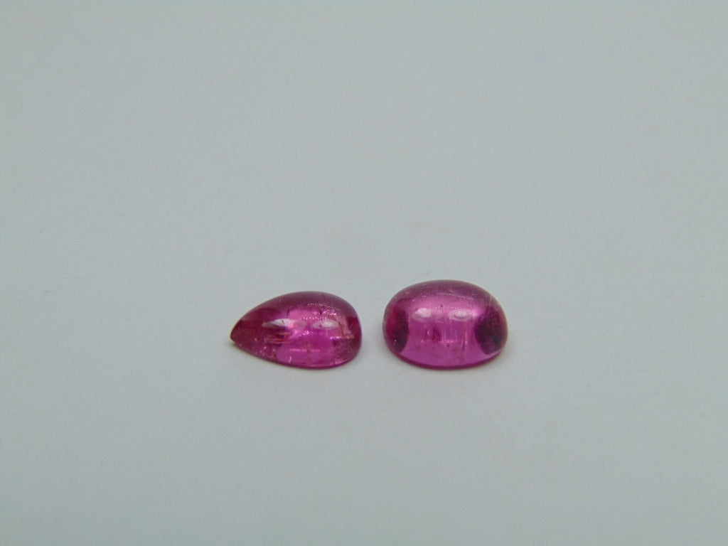 1.64ct Turmalina Cabochão 7x5mm 7x4mm