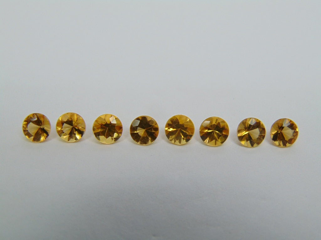 3.65ct Citrine Calibrated 5mm