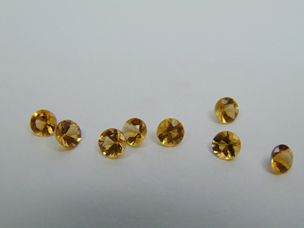 3.65ct Citrine Calibrated 5mm