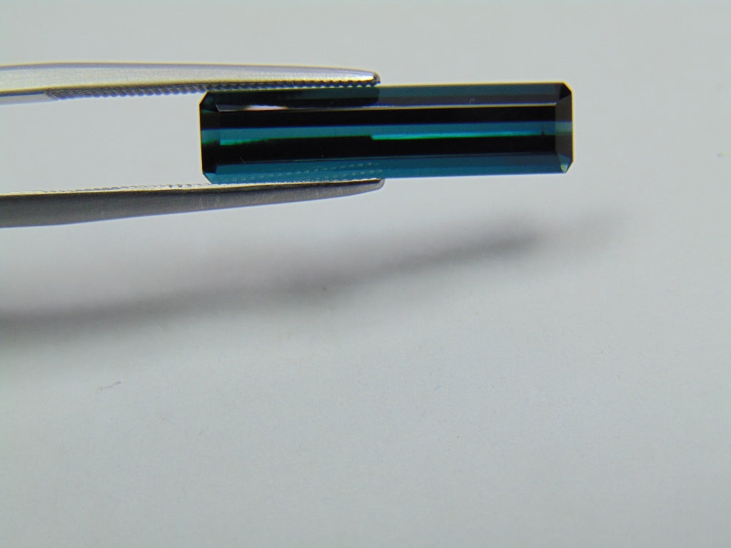 3.49ct Tourmaline Blue 21x5mm