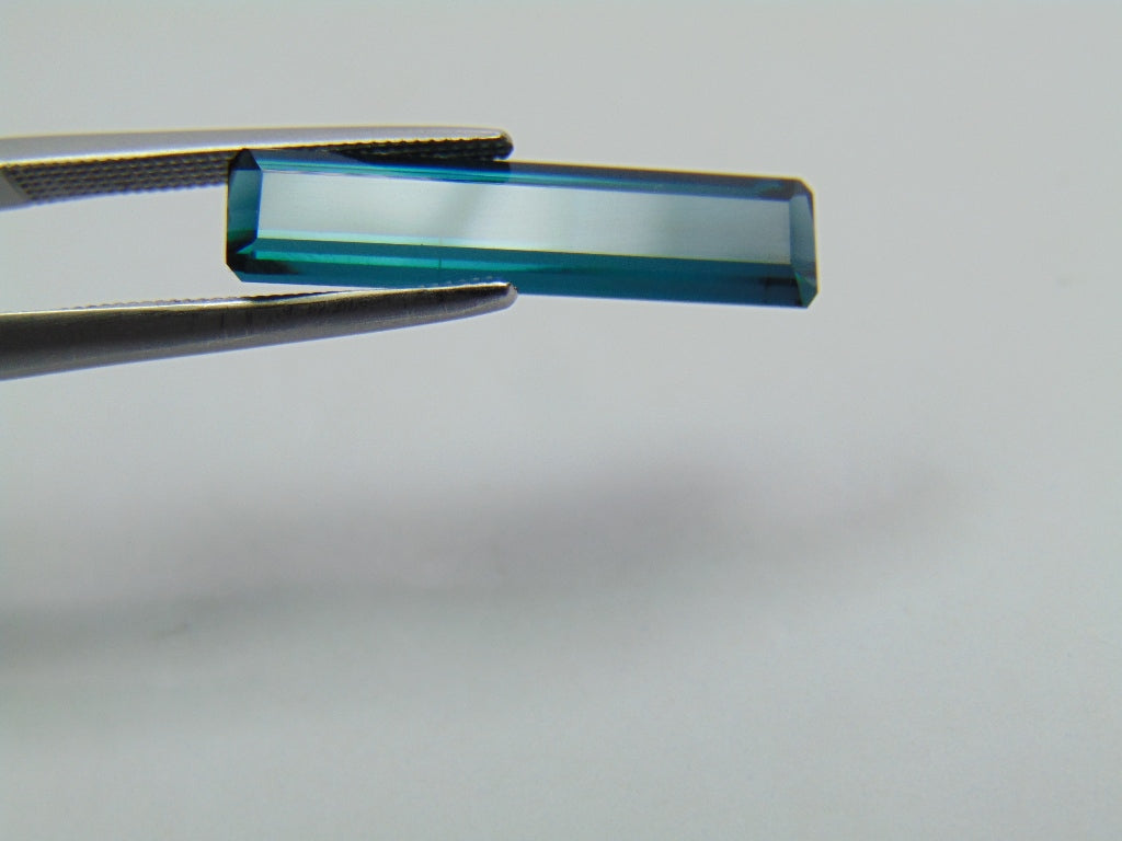 3.49ct Tourmaline Blue 21x5mm