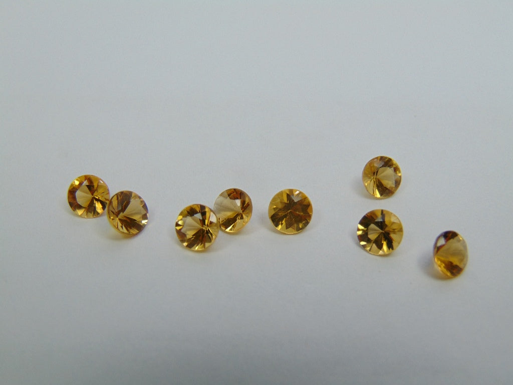 3.65ct Citrine Calibrated 5mm