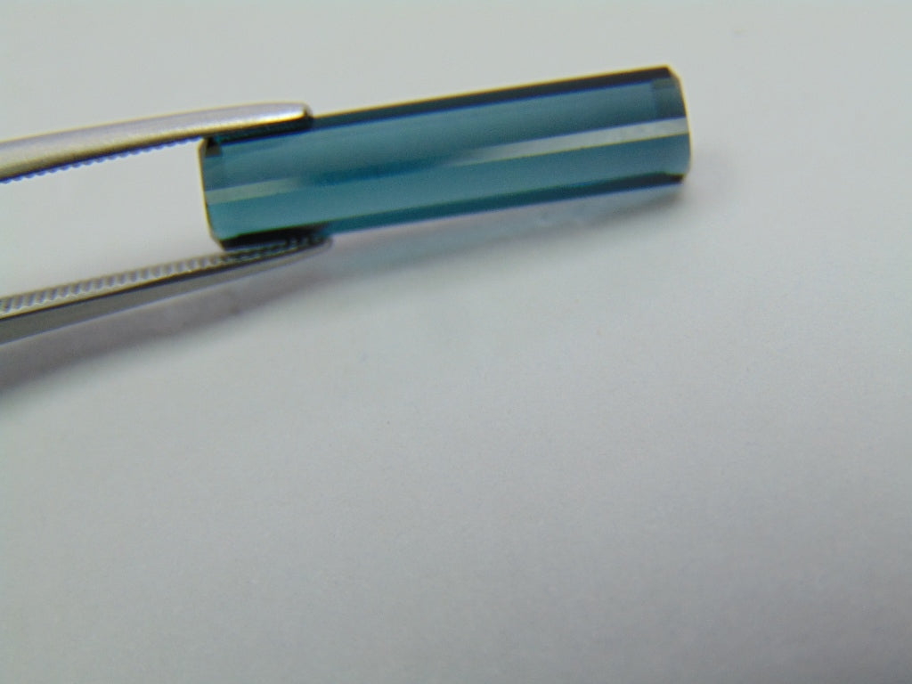 3.49ct Tourmaline Blue 21x5mm