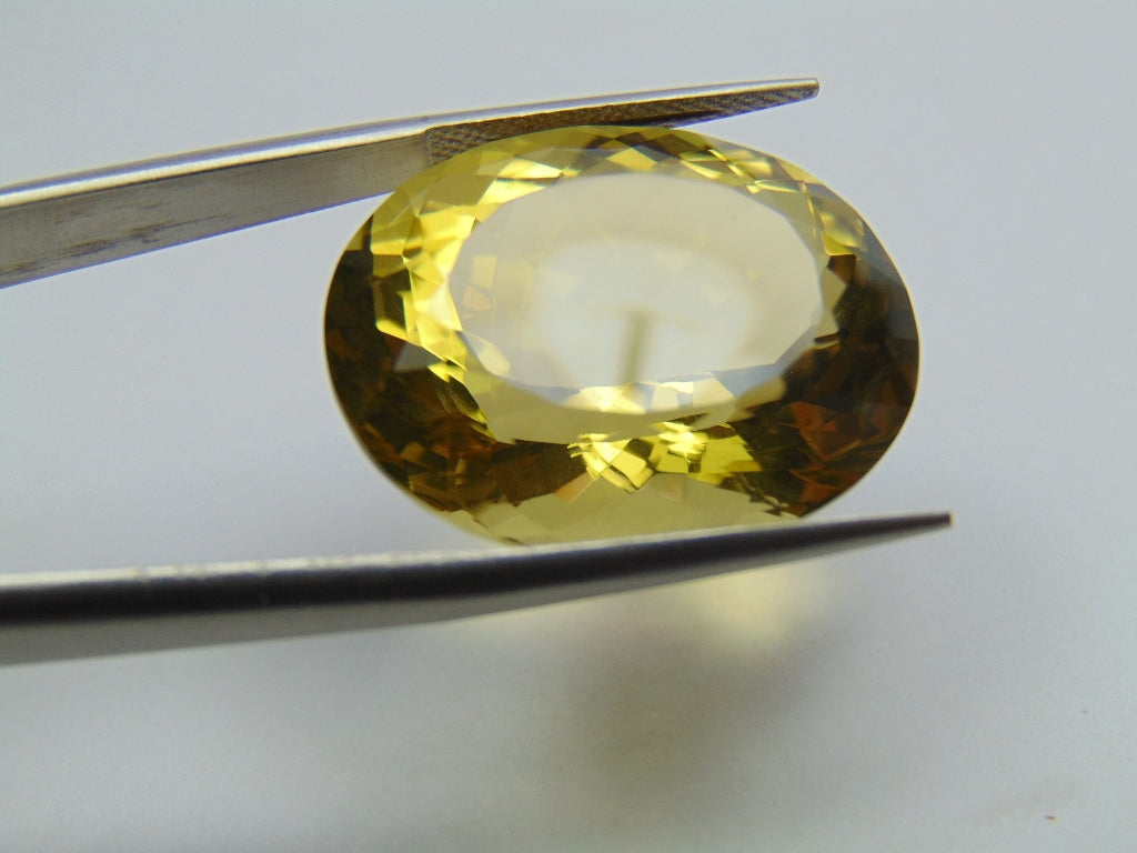 35.60ct Green Gold 25x20mm