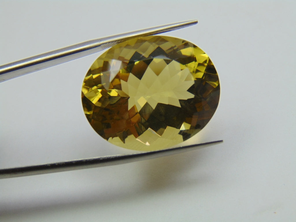 35.60ct Green Gold 25x20mm