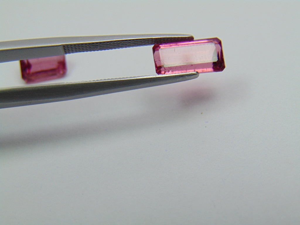 3.88ct Tourmaline 7x5mm 10x5mm