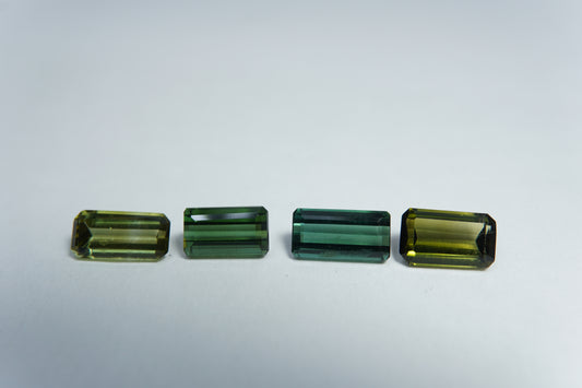 3.65ct Turmalina 8x4mm / 7x5mm / 7x4mm