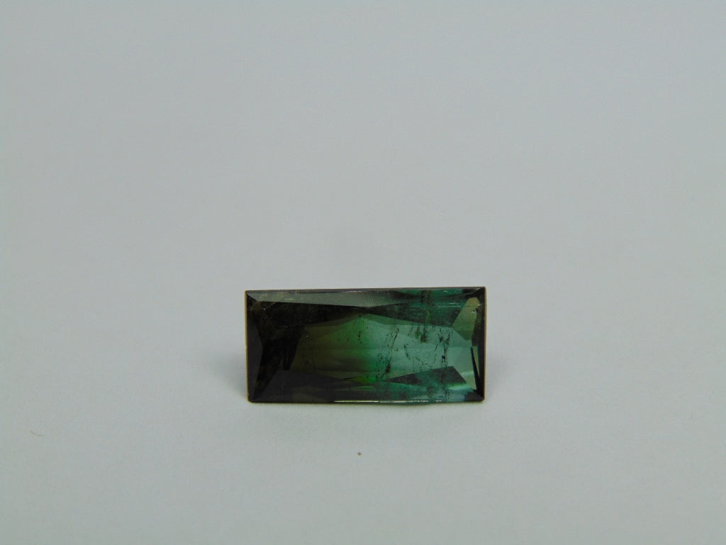 4ct Turmalina Bicolor 15x7mm