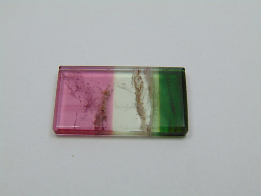 15.60ct Turmalina Bicolor 20x15mm